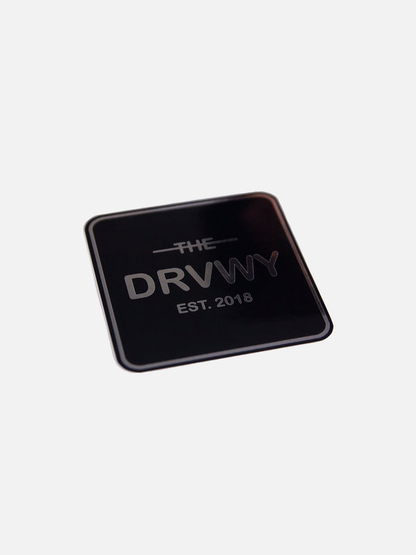Black Reflective DRVWY Decal